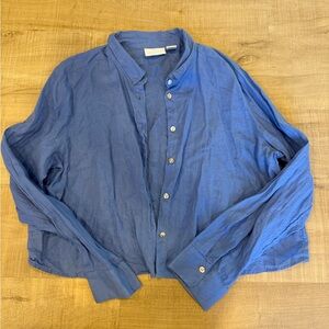 Cynthia Rowley 100% Linen Shirt